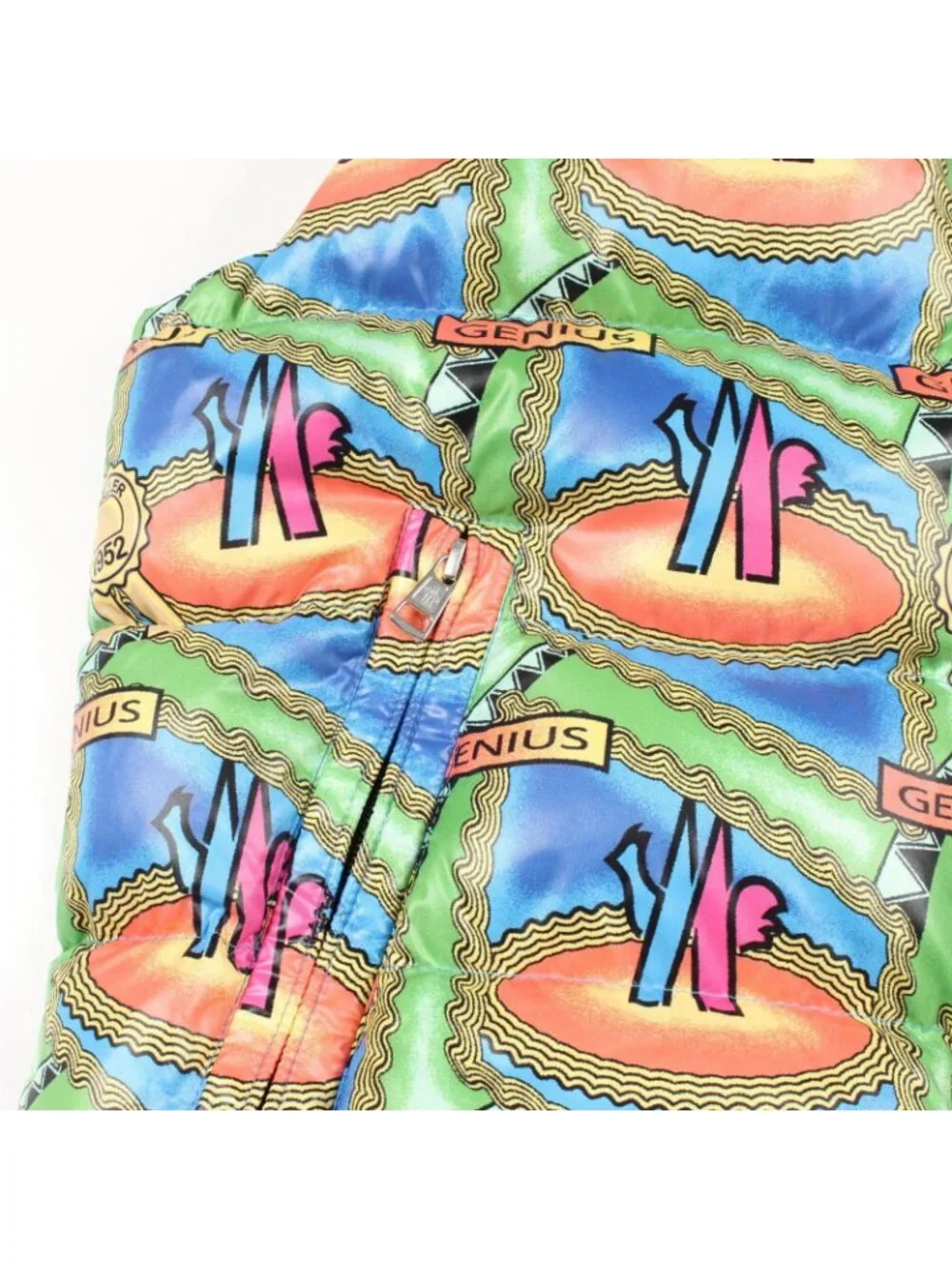 Moncler Down Vest Genius 2 All Over Pattern Nylon